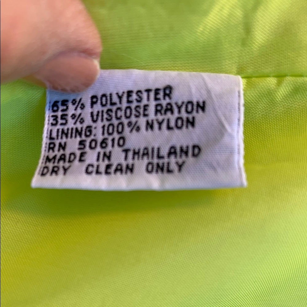 ⚡️SOLD⚡️Vintage Kasper 80s neon blazer jacket - Picture 14 of 16